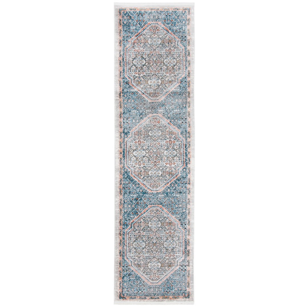 SAFAVIEH Shivan Collection SHV714M Blue / Red Rug Image 1