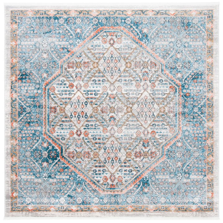 SAFAVIEH Shivan Collection SHV714M Blue / Red Rug Image 1