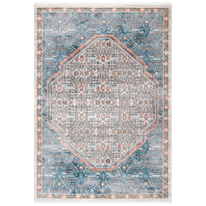 SAFAVIEH Shivan Collection SHV714M Blue / Red Rug Image 1