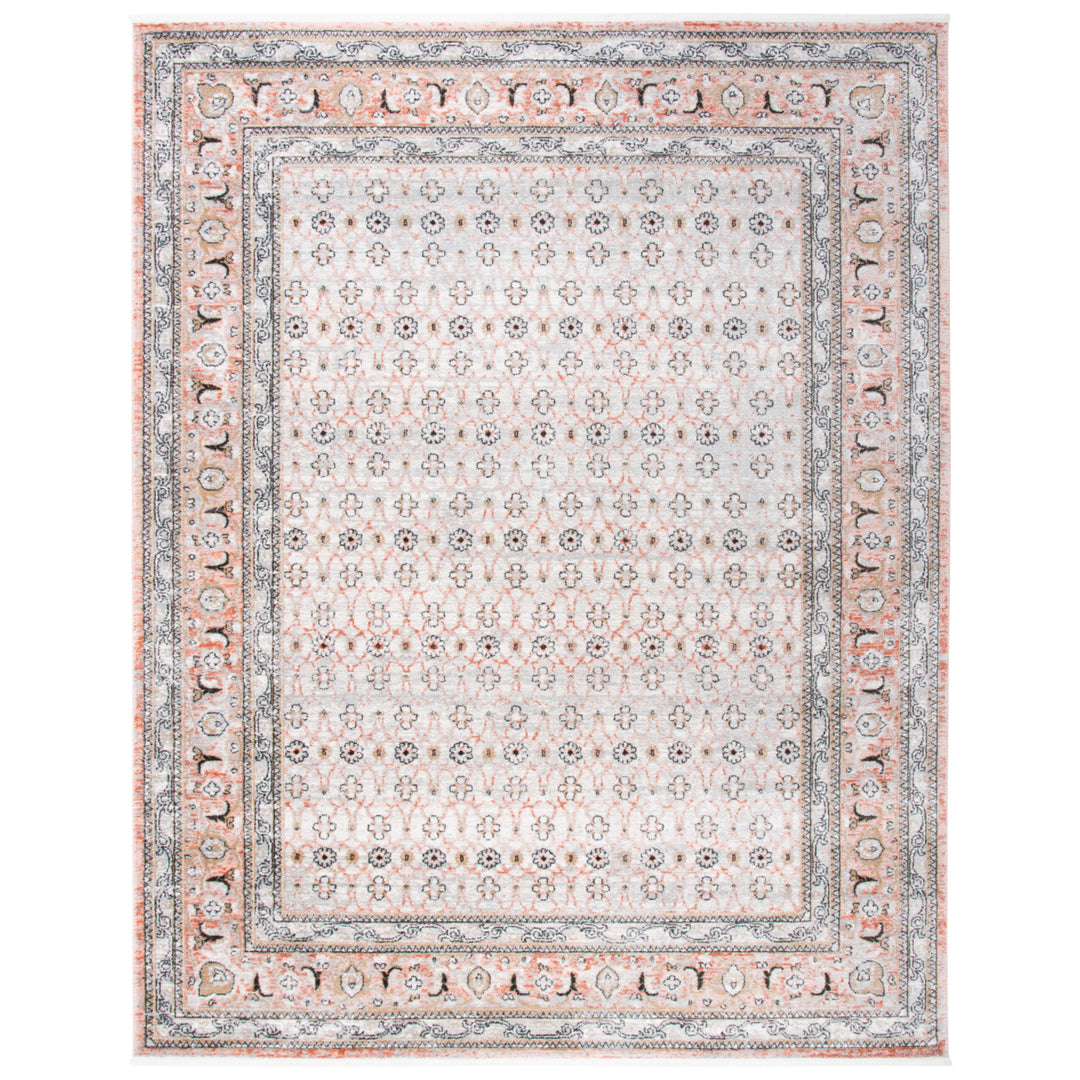 SAFAVIEH Shivan Collection SHV722G Grey / Rose Rug Image 1