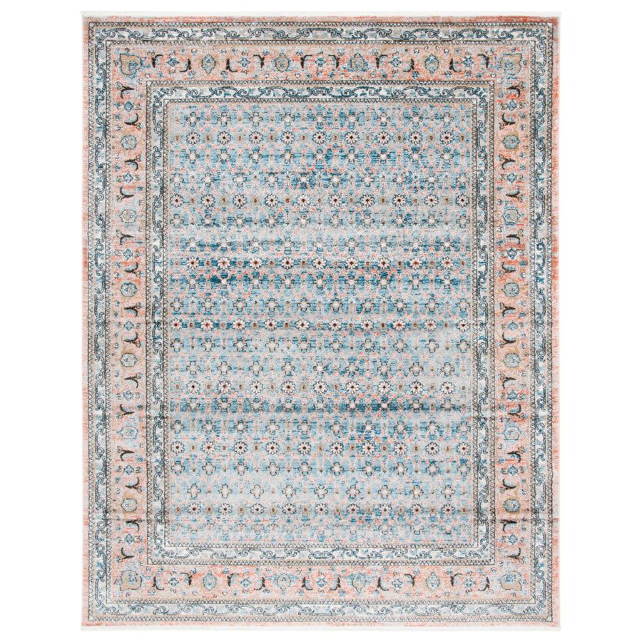 SAFAVIEH Shivan Collection SHV722M Blue / Rose Rug Image 1