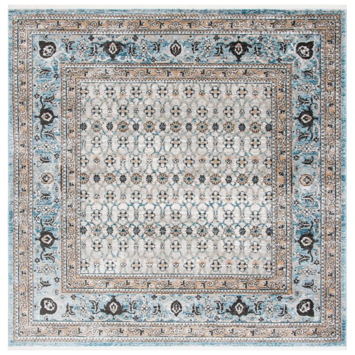 SAFAVIEH Shivan Collection SHV722F Grey / Blue Rug Image 6