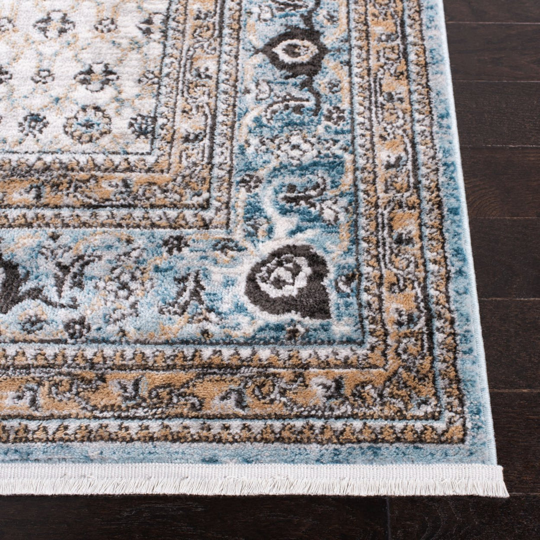 SAFAVIEH Shivan Collection SHV722F Grey / Blue Rug Image 7