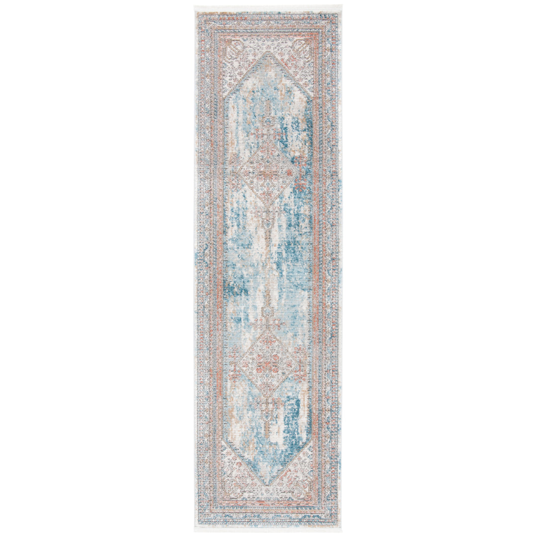 SAFAVIEH Shivan Collection SHV725M Blue / Grey Rug Image 5