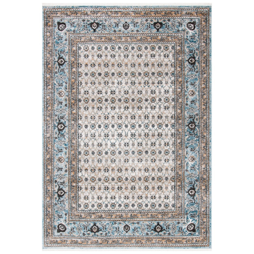 SAFAVIEH Shivan Collection SHV722F Grey / Blue Rug Image 1