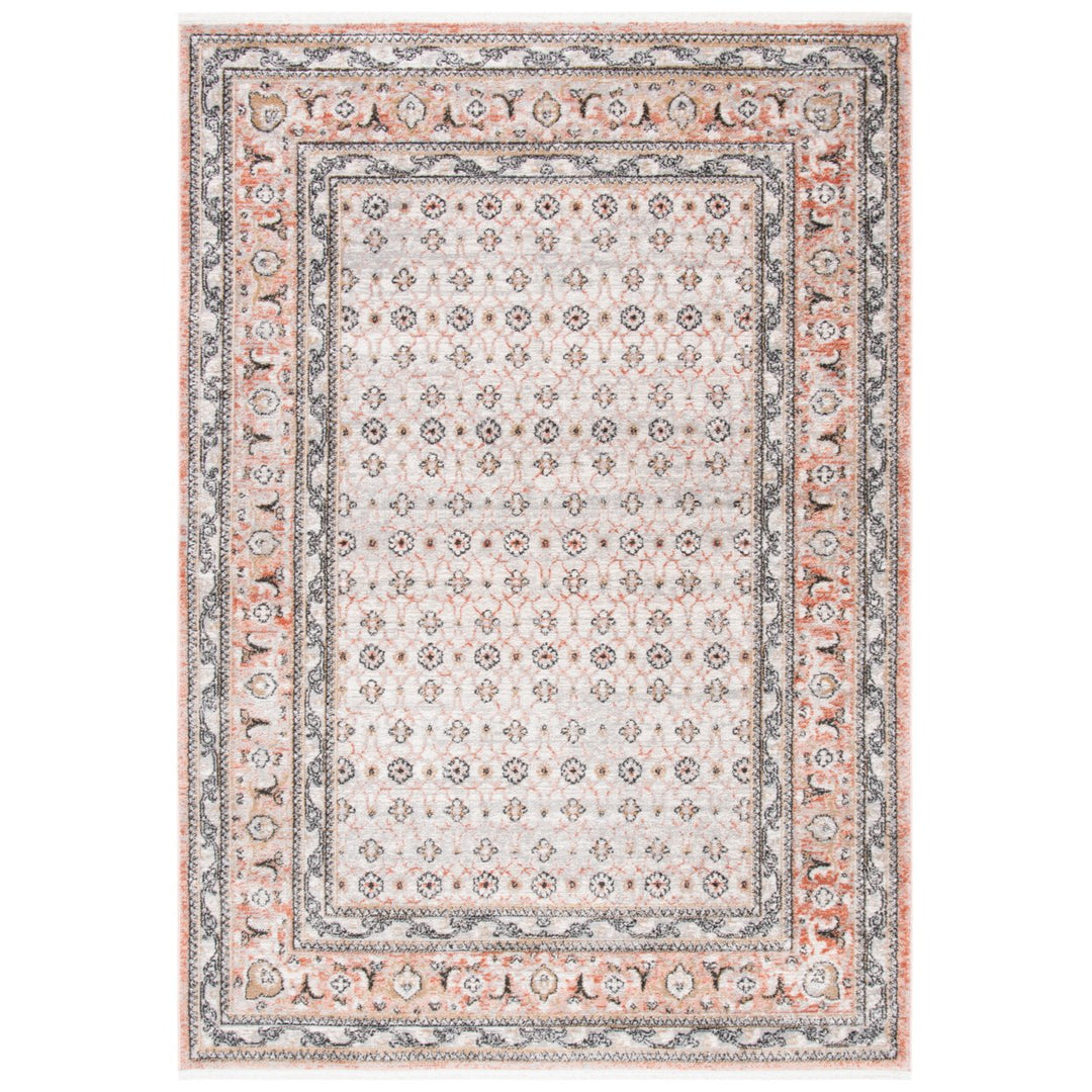 SAFAVIEH Shivan Collection SHV722G Grey / Rose Rug Image 1