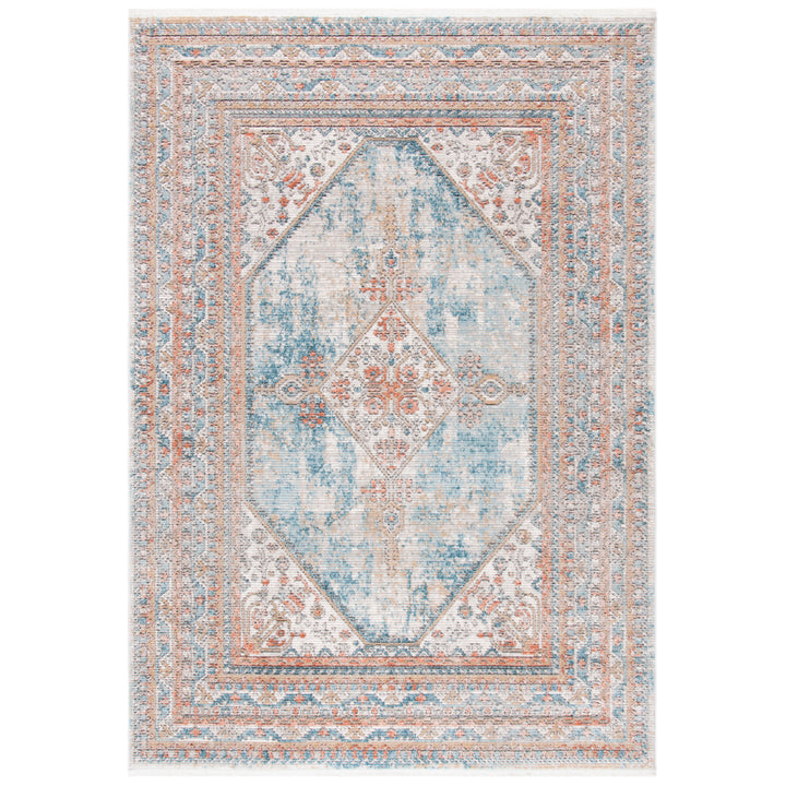 SAFAVIEH Shivan Collection SHV725M Blue / Grey Rug Image 8