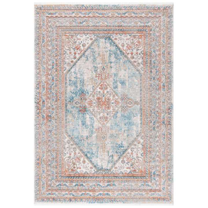 SAFAVIEH Shivan Collection SHV725M Blue / Grey Rug Image 1