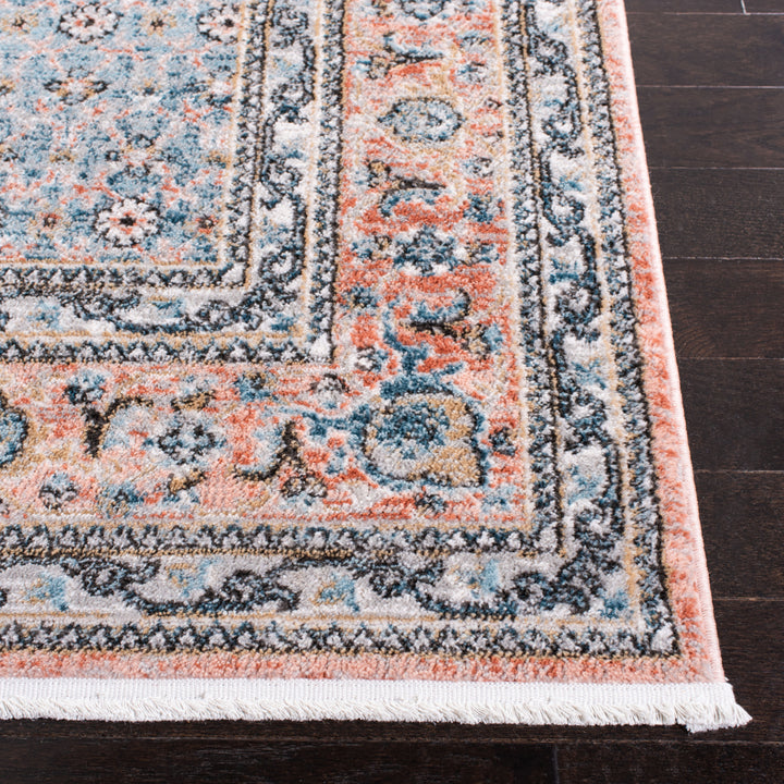 SAFAVIEH Shivan Collection SHV722M Blue / Rose Rug Image 7