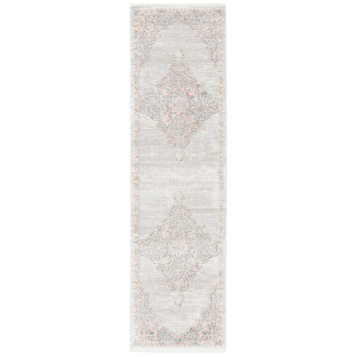 SAFAVIEH Shivan Collection SHV726F Grey / Rose Rug Image 5