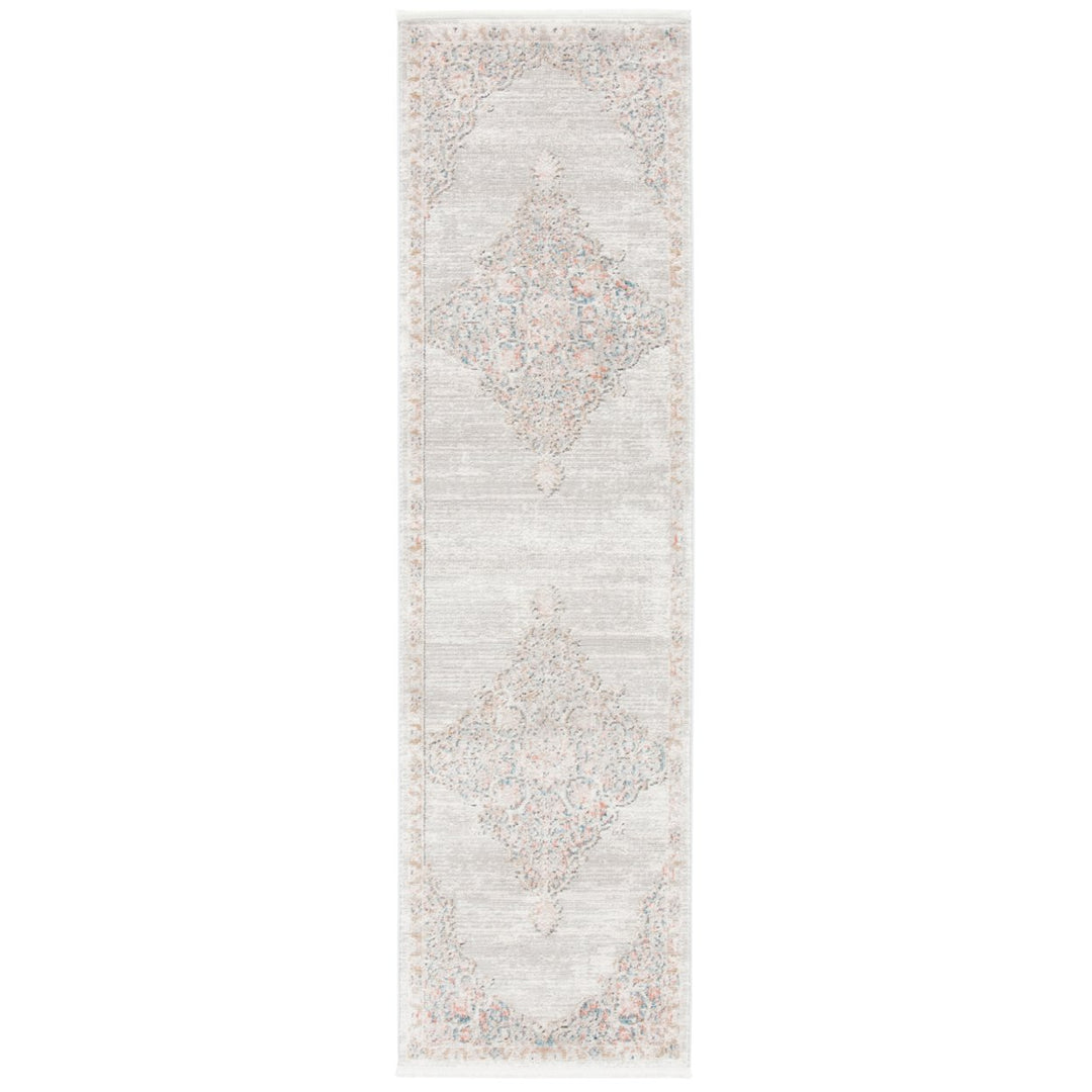 SAFAVIEH Shivan Collection SHV726F Grey / Rose Rug Image 1