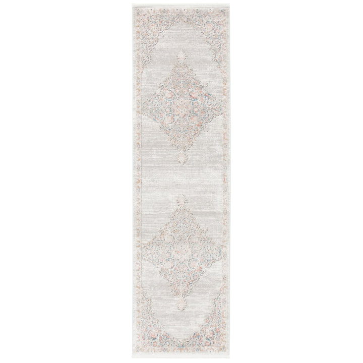 SAFAVIEH Shivan Collection SHV726F Grey / Rose Rug Image 1