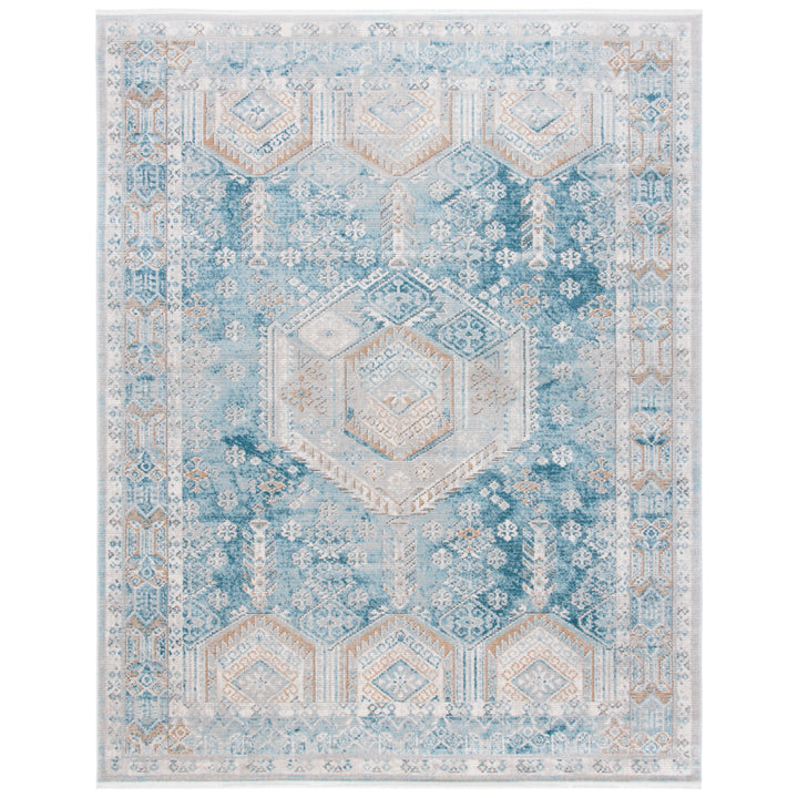 SAFAVIEH Shivan Collection SHV727M Blue / Gold Rug Image 1