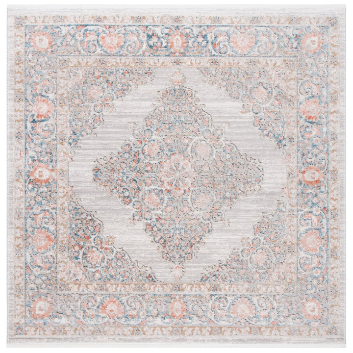 SAFAVIEH Shivan Collection SHV726F Grey / Rose Rug Image 1