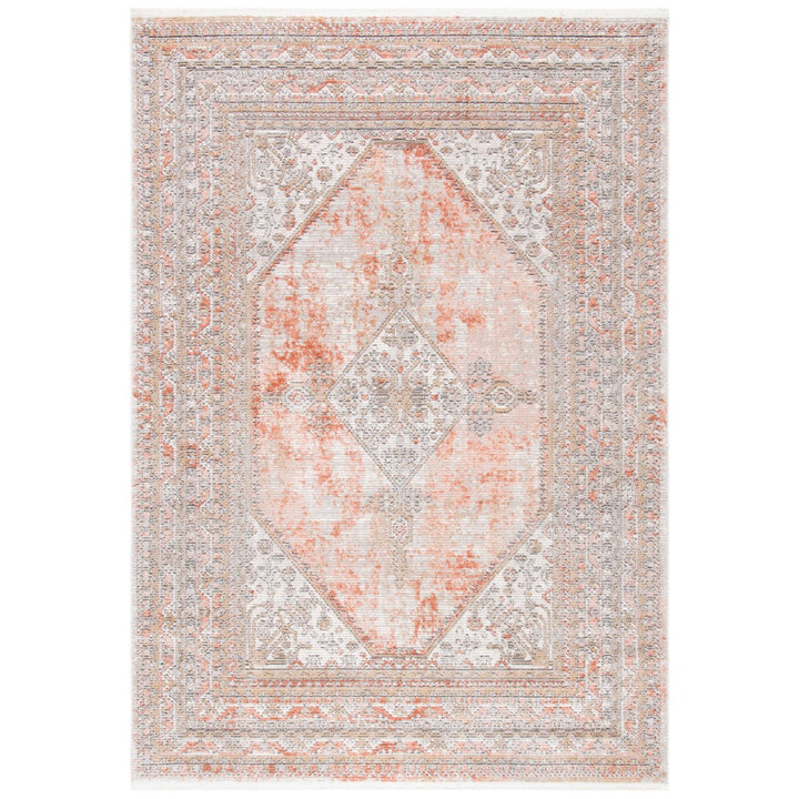 SAFAVIEH Shivan Collection SHV725Q Rose / Grey Rug Image 7