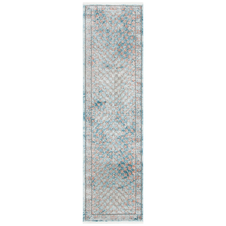 SAFAVIEH Shivan Collection SHV729M Blue / Rose Rug Image 5