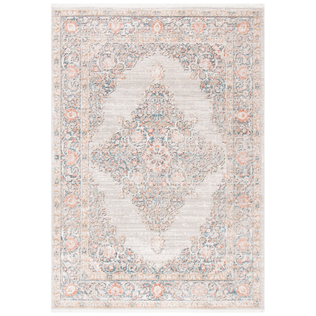 SAFAVIEH Shivan Collection SHV726F Grey / Rose Rug Image 10