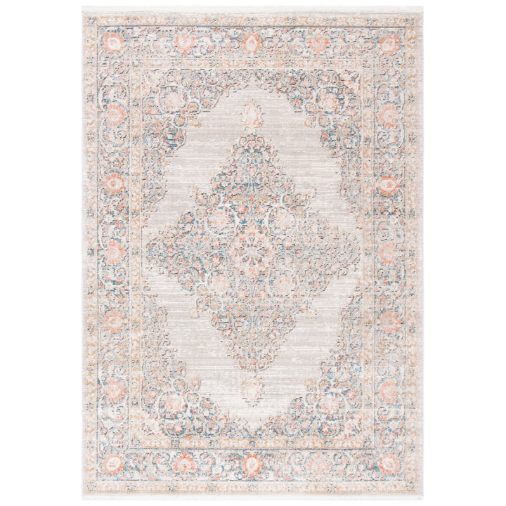 SAFAVIEH Shivan Collection SHV726F Grey / Rose Rug Image 10