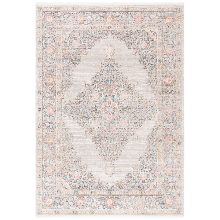 SAFAVIEH Shivan Collection SHV726F Grey / Rose Rug Image 1