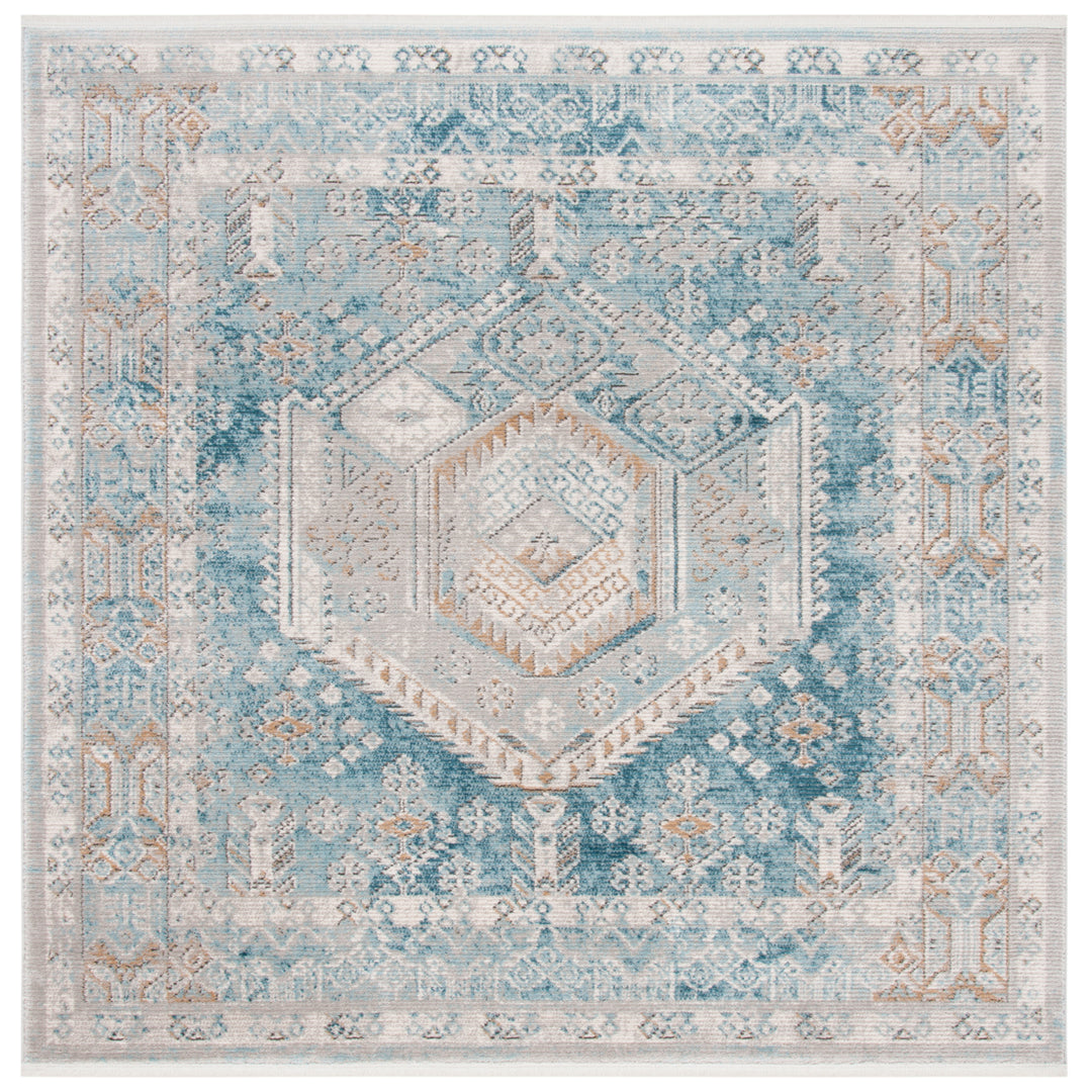 SAFAVIEH Shivan Collection SHV727M Blue / Gold Rug Image 5