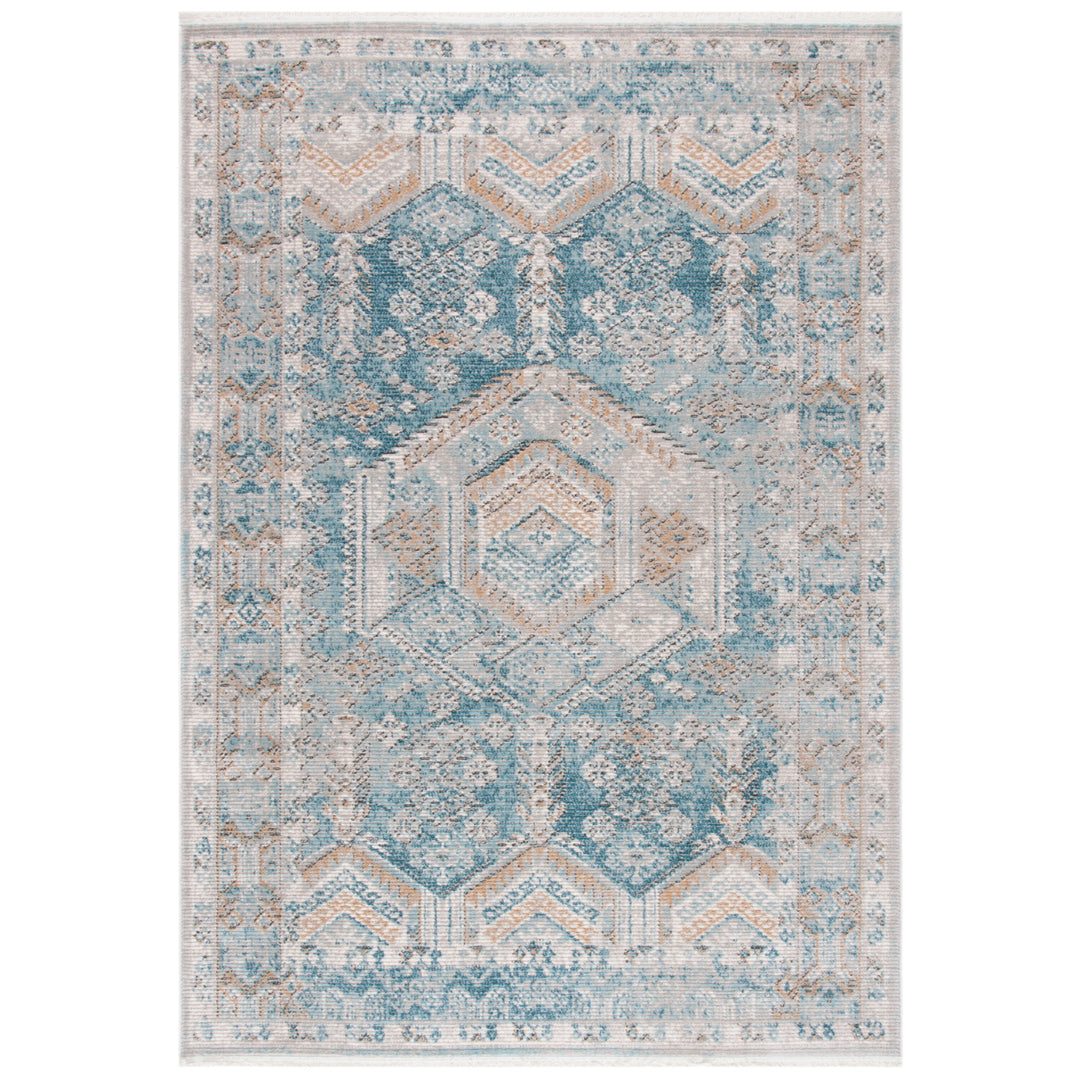 SAFAVIEH Shivan Collection SHV727M Blue / Gold Rug Image 9