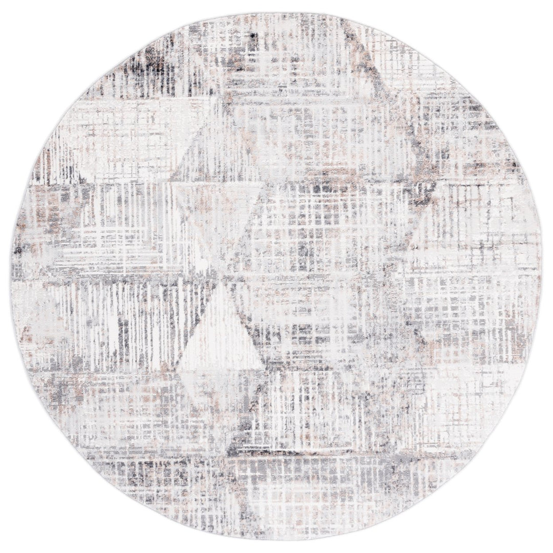 SAFAVIEH Shivan Collection SHV196F Ivory / Grey Rug Image 1