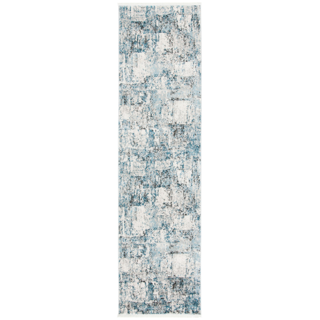 SAFAVIEH Shivan Collection SHV717F Grey / Blue Rug Image 3