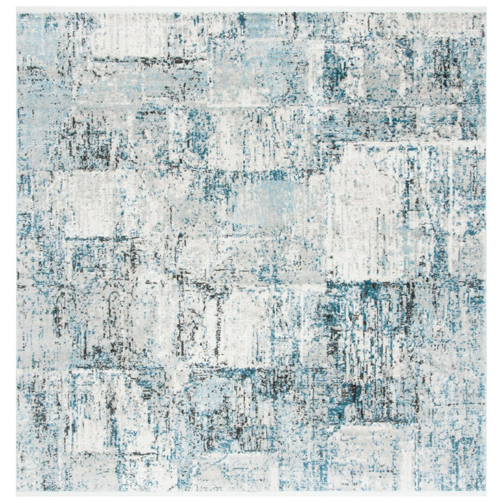 SAFAVIEH Shivan Collection SHV717F Grey / Blue Rug Image 1