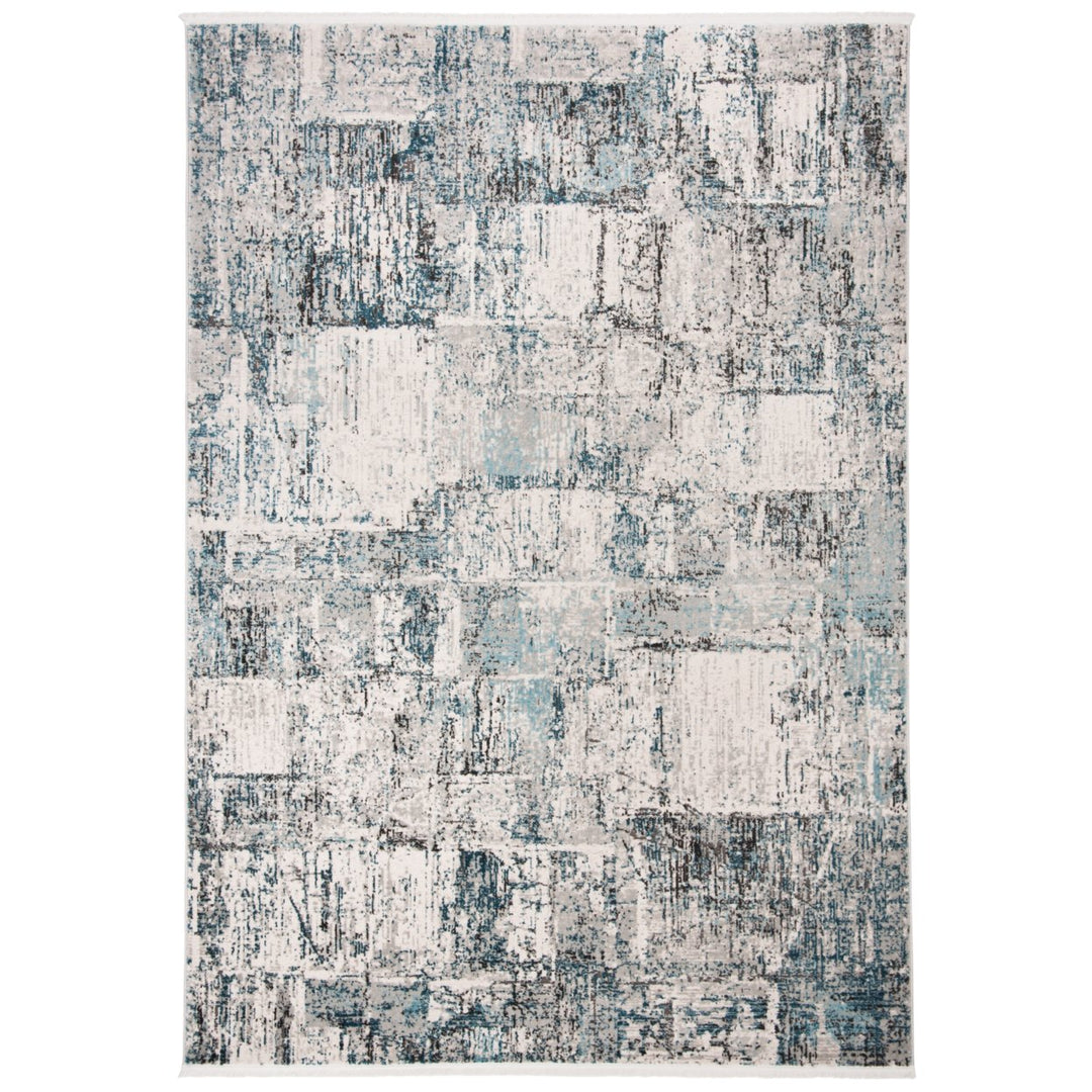 SAFAVIEH Shivan Collection SHV717F Grey / Blue Rug Image 1