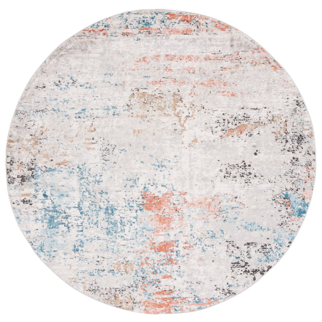 SAFAVIEH Shivan Collection SHV728M Grey / Pink Rug Image 1