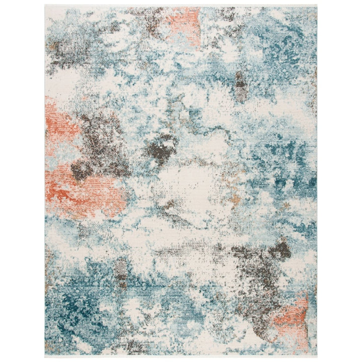 SAFAVIEH Shivan Collection SHV743M Blue / Ivory Rug Image 1