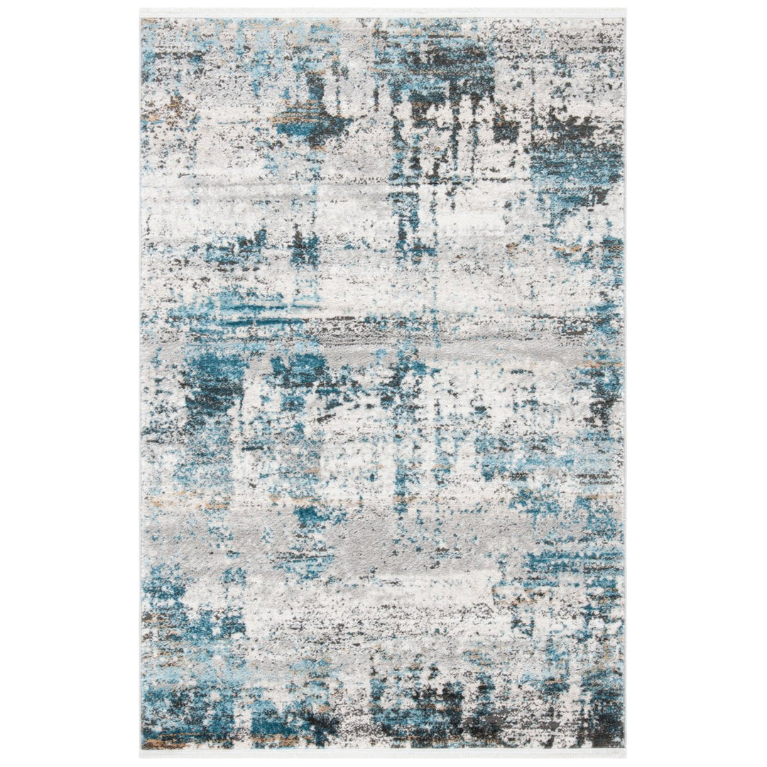 SAFAVIEH Shivan Collection SHV736N Ivory / Navy Rug Image 8