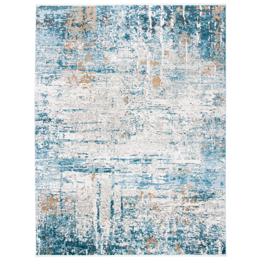 SAFAVIEH Shivan Collection SHV767G Grey / Blue Rug Image 1