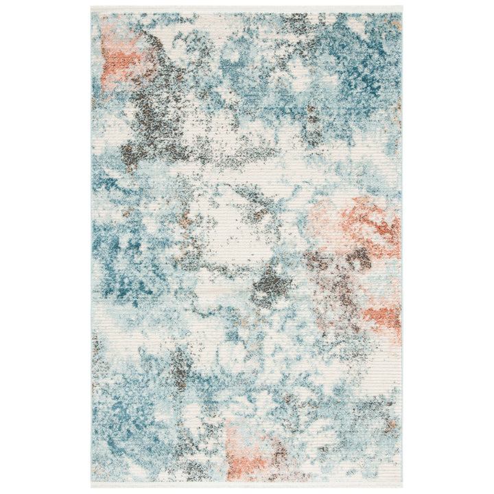 SAFAVIEH Shivan Collection SHV743M Blue / Ivory Rug Image 8