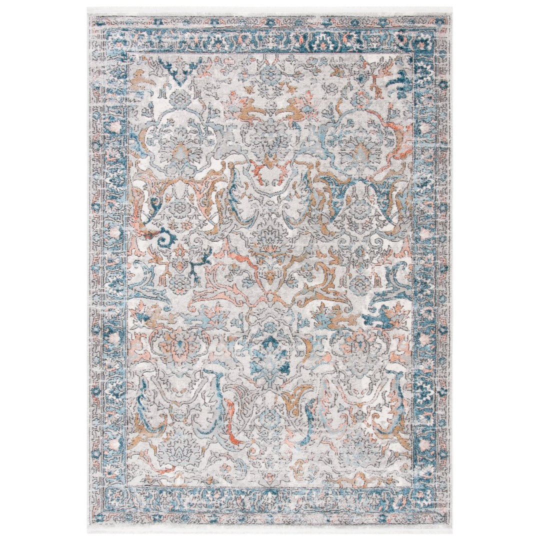 SAFAVIEH Shivan Collection SHV774M Blue / Grey Rug Image 1