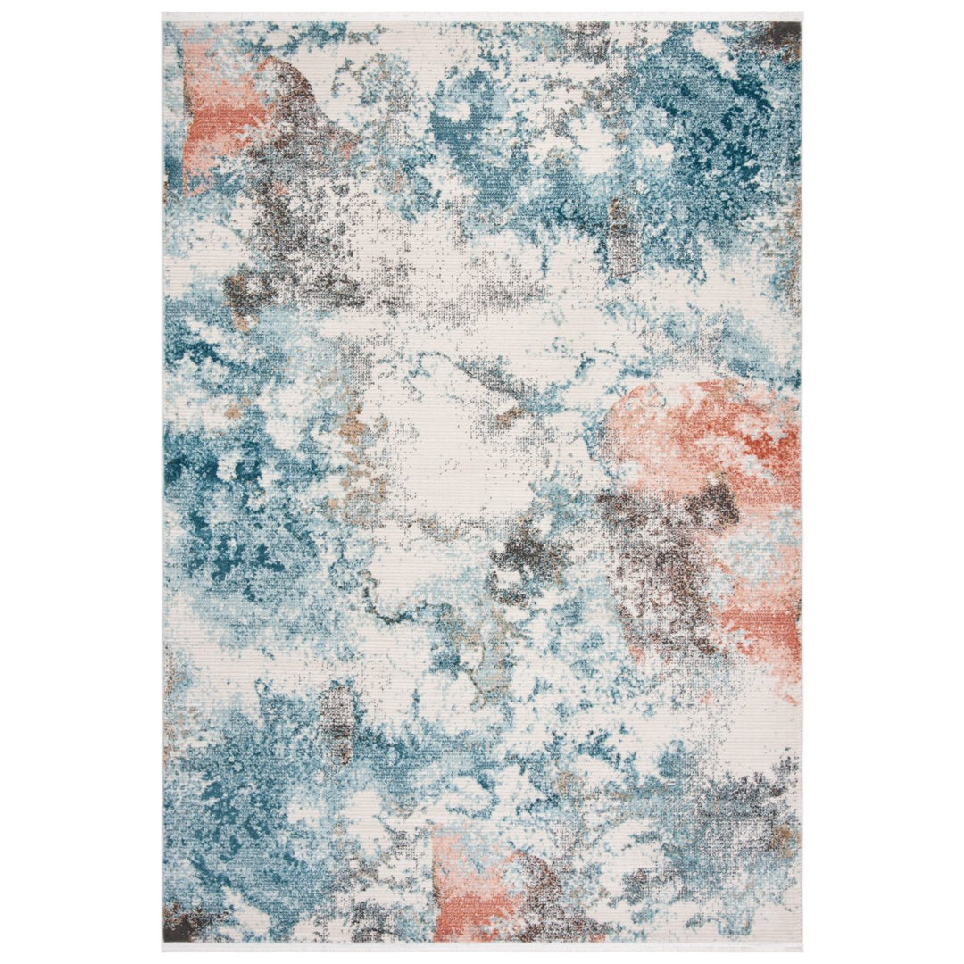 SAFAVIEH Shivan Collection SHV743M Blue / Ivory Rug Image 1