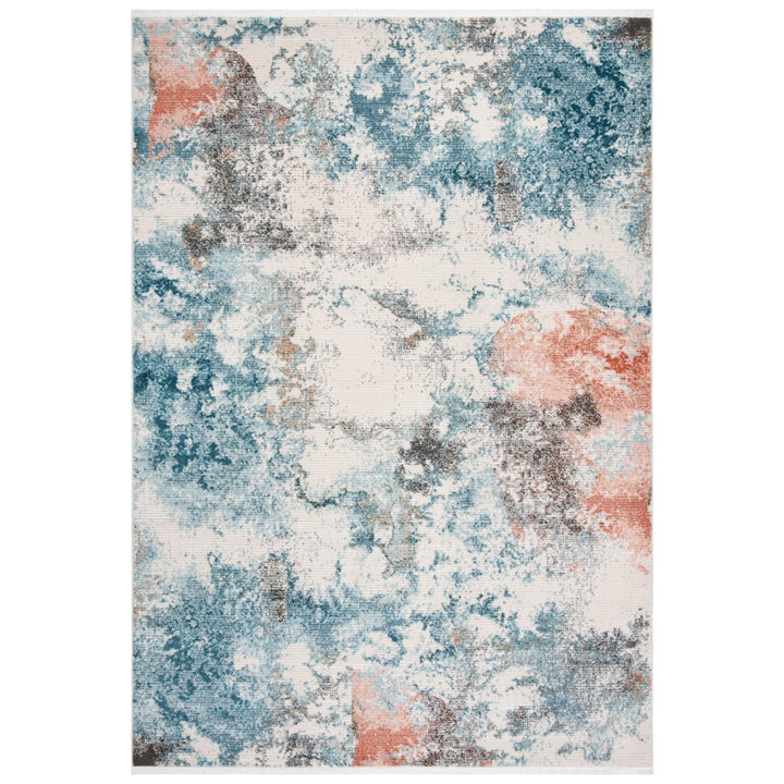 SAFAVIEH Shivan Collection SHV743M Blue / Ivory Rug Image 1