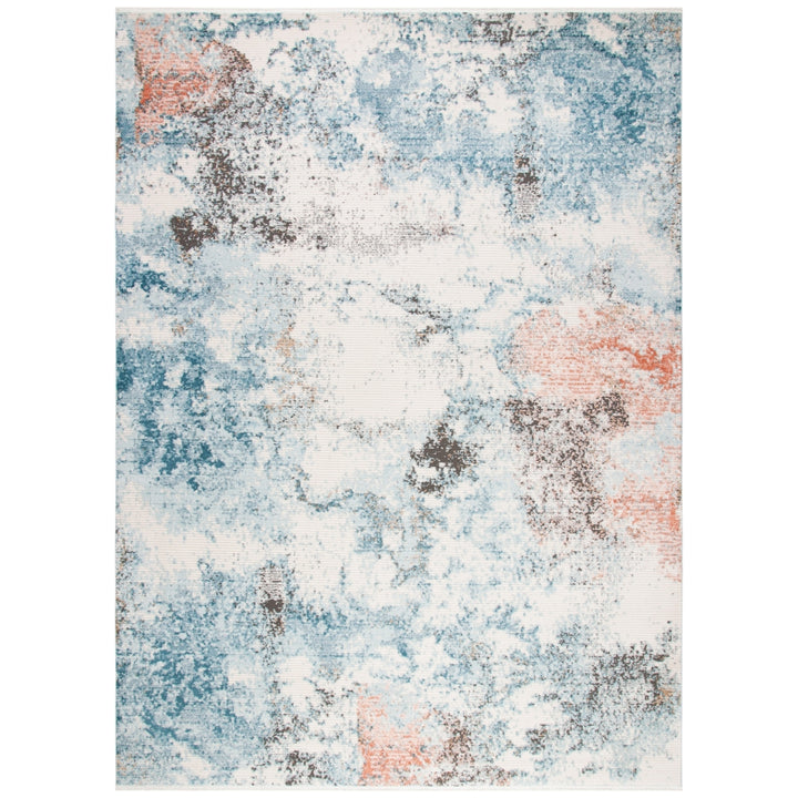 SAFAVIEH Shivan Collection SHV743M Blue / Ivory Rug Image 11