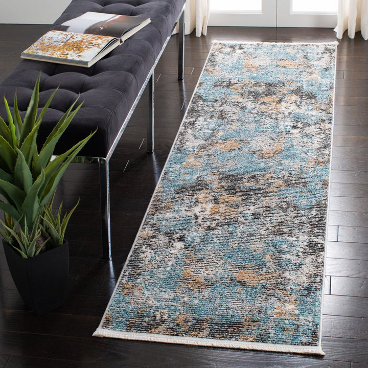 SAFAVIEH Shivan Collection SHV772F Grey / Blue Rug Image 2