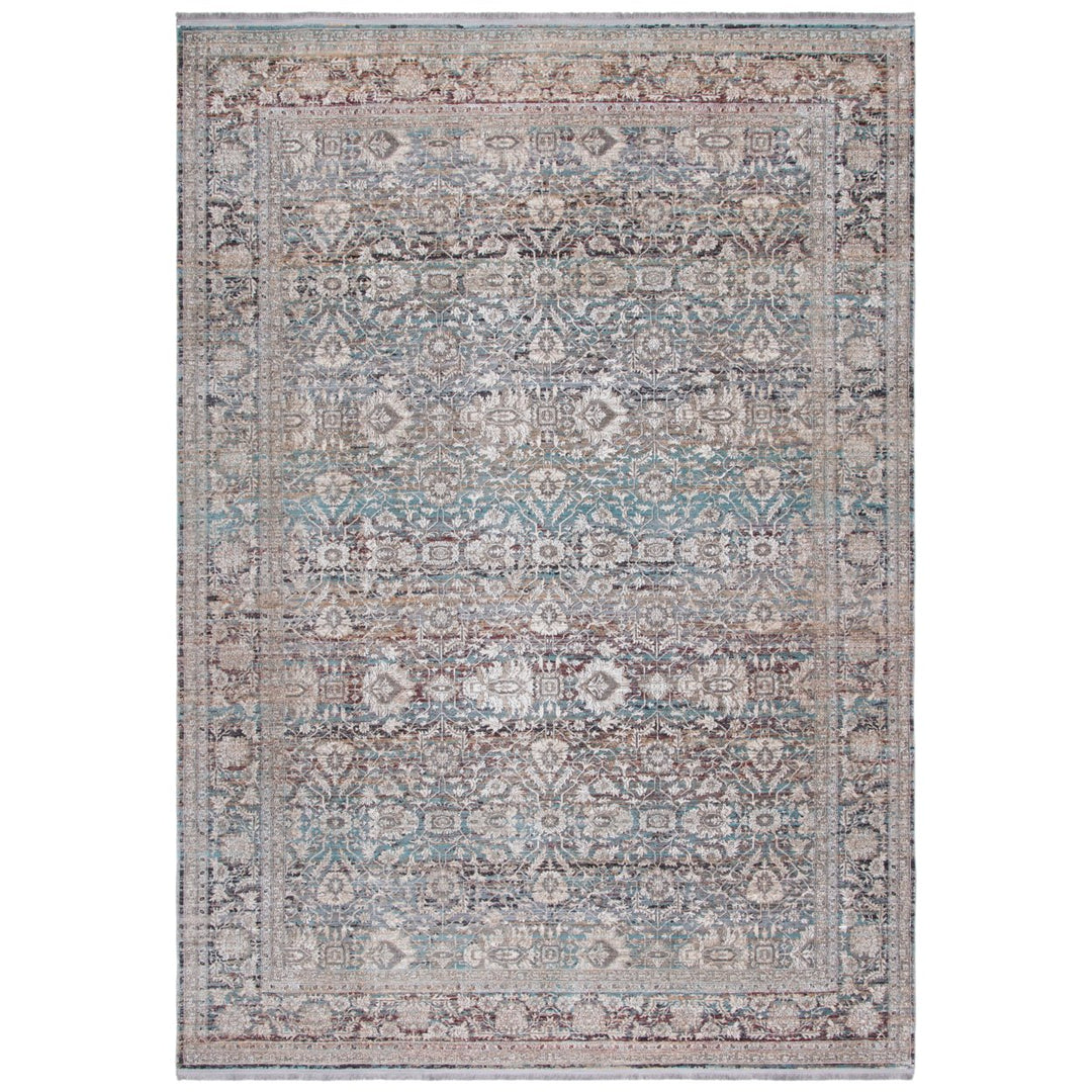 SAFAVIEH SIG383K Signature Turquoise / Beige Image 1