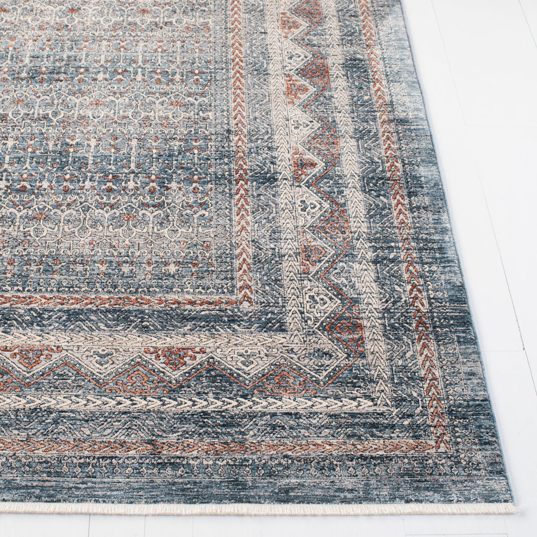 SAFAVIEH Signature Collection SIG760M Blue/Grey Rug Image 3