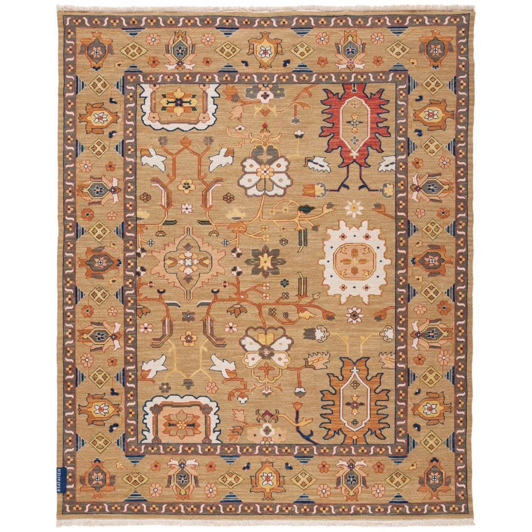 SAFAVIEH Sumak Collection SK105A Handmade Assorted Rug Image 1