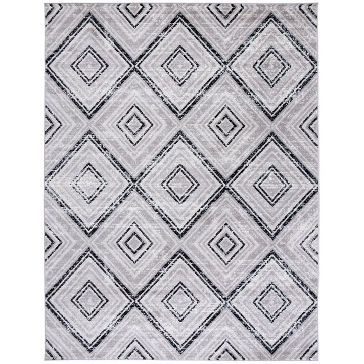 SAFAVIEH Skyler Collection SKY120J Grey / Black Rug Image 1