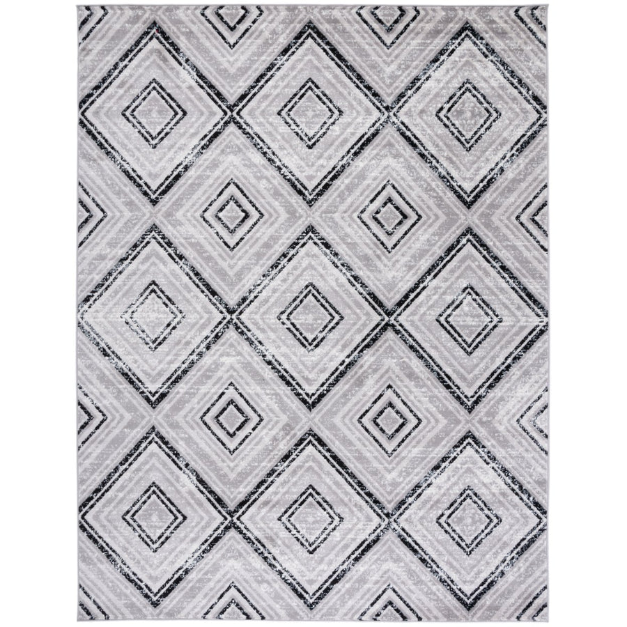 SAFAVIEH Skyler Collection SKY120J Grey / Black Rug Image 1