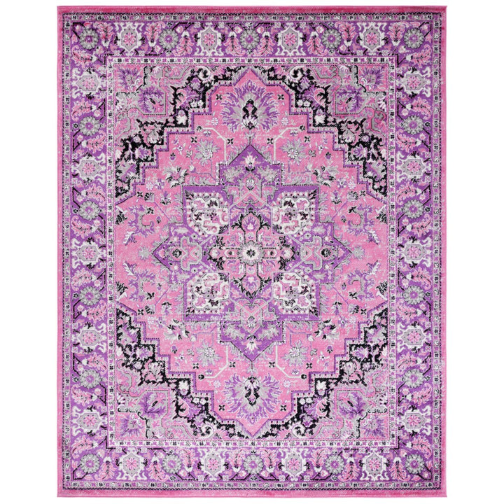 SAFAVIEH Skyler Collection SKY126N Pink / Ivory Rug Image 1