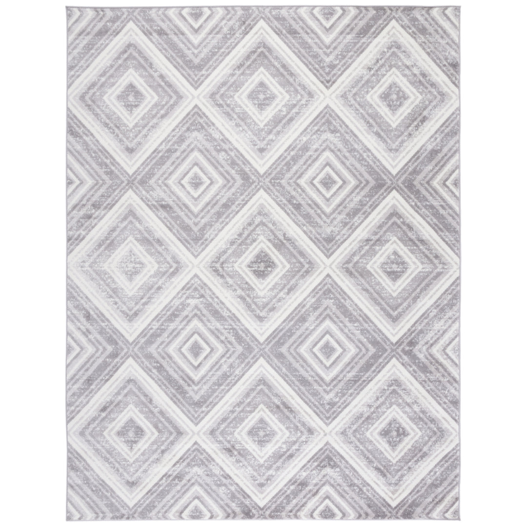 SAFAVIEH Skyler Collection SKY120K Grey / Ivory Rug Image 1