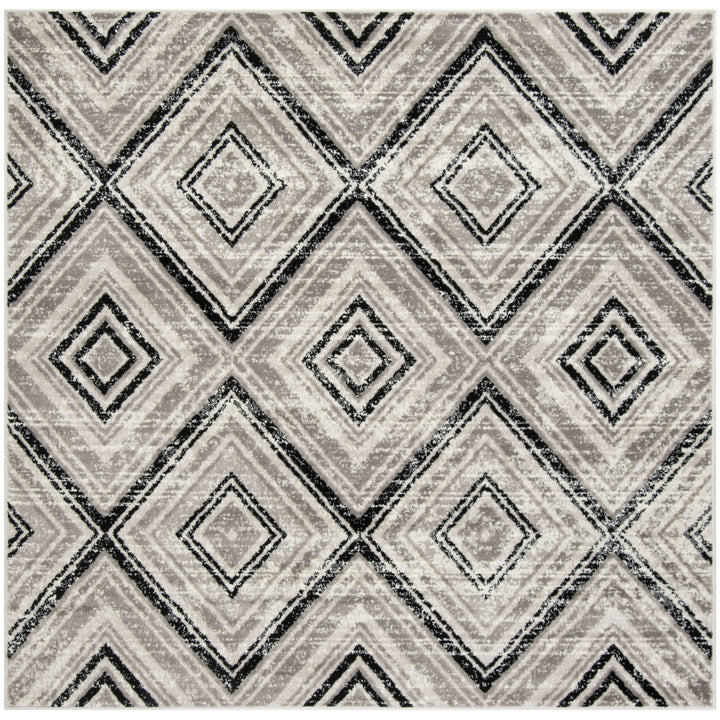 SAFAVIEH Skyler Collection SKY120J Grey / Black Rug Image 6