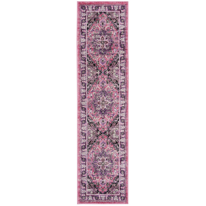 SAFAVIEH Skyler Collection SKY126N Pink / Ivory Rug Image 5