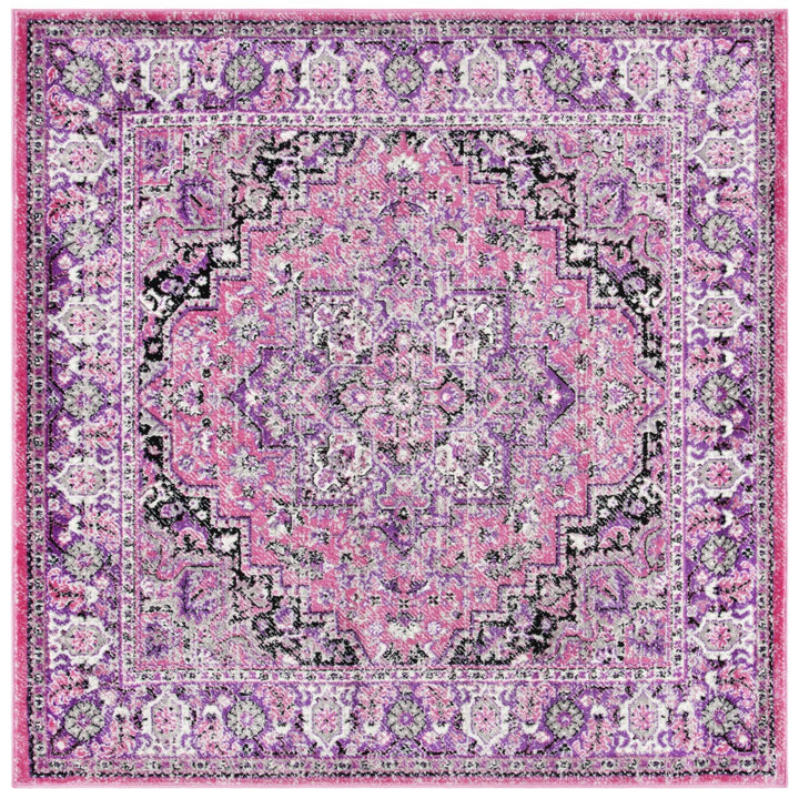 SAFAVIEH Skyler Collection SKY126N Pink / Ivory Rug Image 6