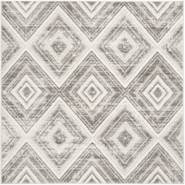 SAFAVIEH Skyler Collection SKY120K Grey / Ivory Rug Image 6